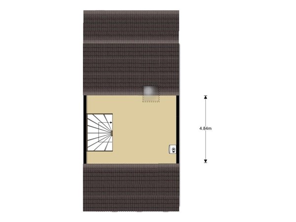 Floorplan - Dijkgraaf 106, 1689 WH Zwaag